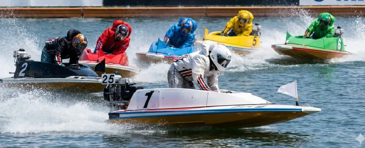 1号艇を中心に捉えた写真