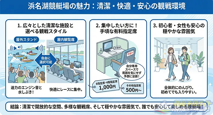 浜名湖競艇場の雰囲気を表す画像