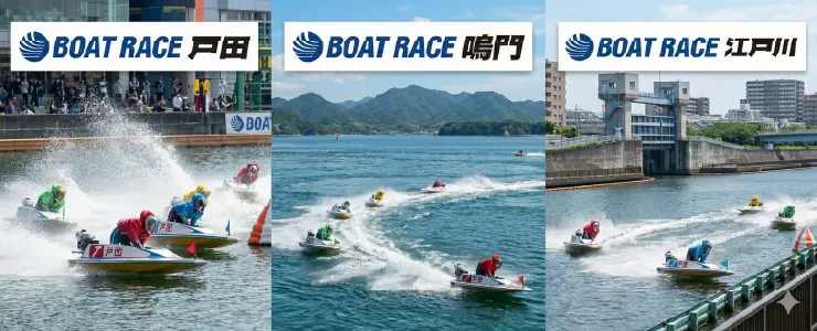 魔の競艇場 戸田 鳴門 江戸川を表す画像