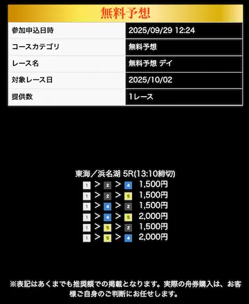 10月2日浜名湖5R