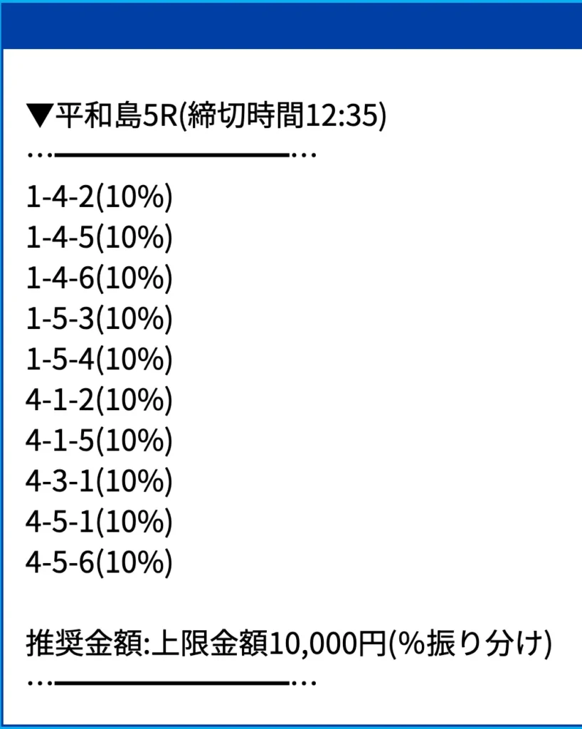 1月31日平和島5R