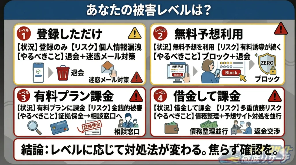 競艇予想サイトに騙されたらまずやるべき3つのこと