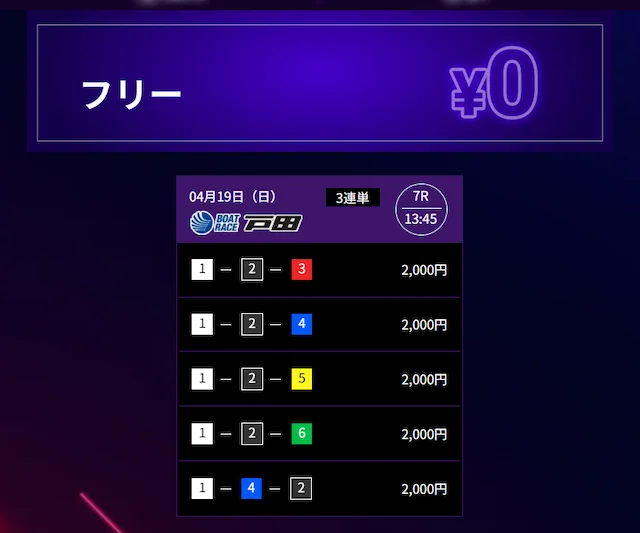 4月19日戸田7R無料予想