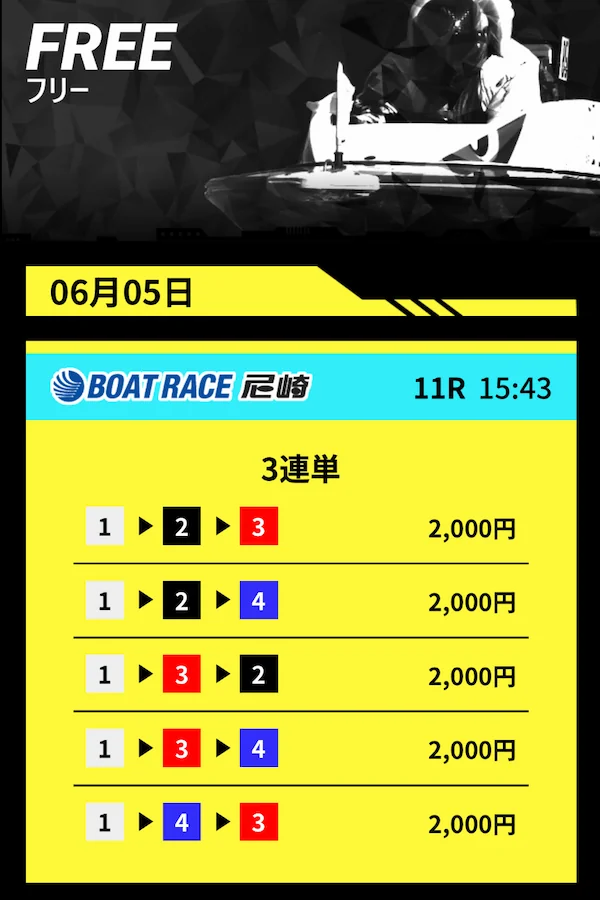 6月5日尼崎11R