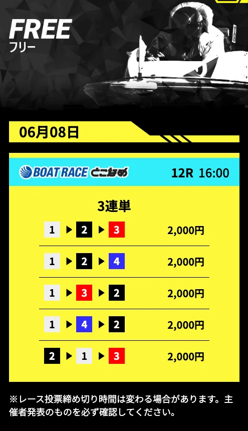 6月8日常滑12R