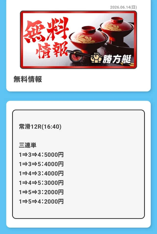 6月14日常滑12R