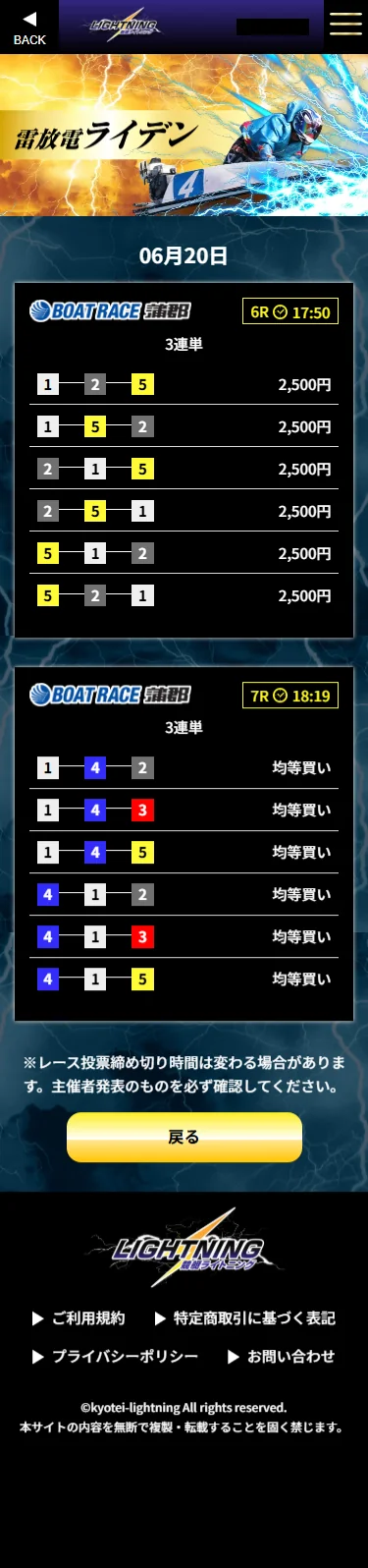 6月20日雷放電ライデン