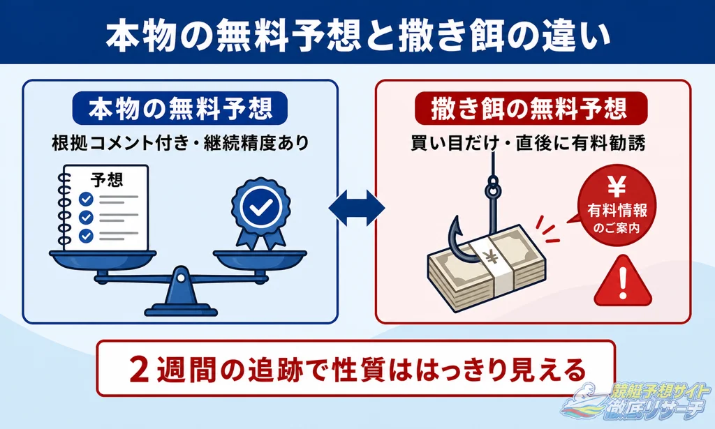本物の無料予想サイトは使えるのか